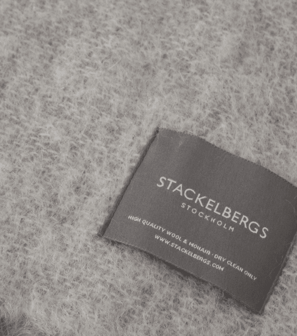 STACKELBERGS - PLAID EN MOHAIR GRIS – Image 2